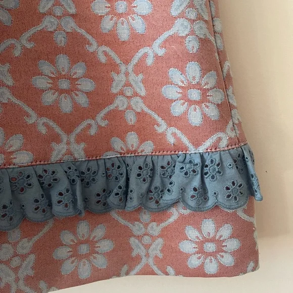 COCOTE 🇪🇸 NWT Spanish Style Structured Jacquard Heirloom Dress & Matching Bonnet